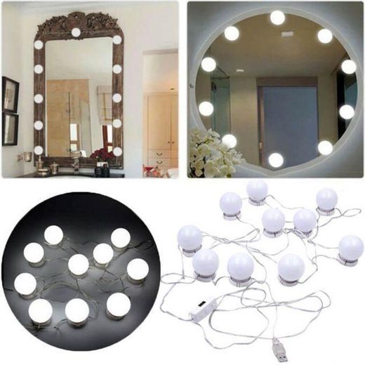 Generic Kit De Lumières De Miroir De Courtoisie à LED Pour Coiffeuse De Maquillage TY - image 2