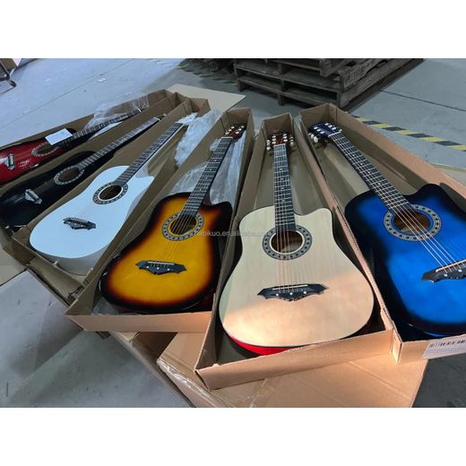 Guitar Guitare acoustique professionnel 38 pouce+ accessoires. - image 4