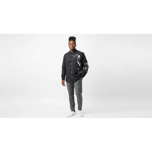 Fashion Men's black shirt 2939923