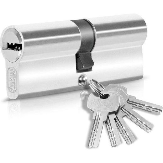 Generic Cylindre de serrure profile - Avec 5 clé - Longueur :40 mm QLTE ABS