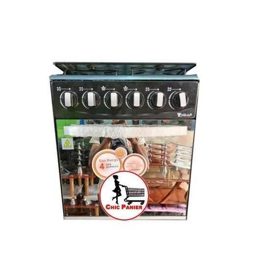 YUCEL Cuisinière - Gaz 4 Feux Avec Four MINI - Inox