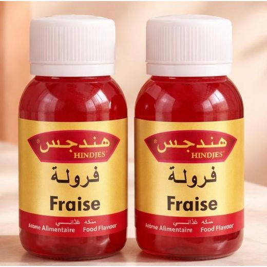 Lot De ( 2 × 60ml ) Arôme Alimentaire Fraise HINDJES