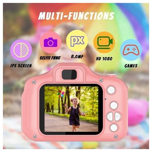 Generic Appareil Photo Numérique Pour Enfants Prend Carte Mémoire