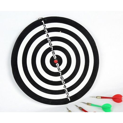 Generic Jeu De Cible Double Face avec Fléchettes - image 2