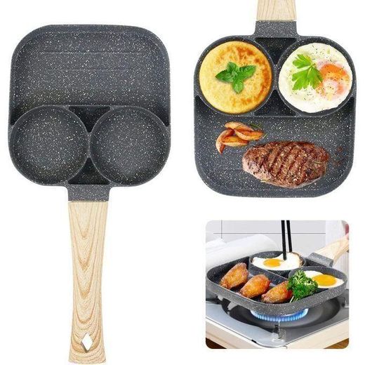 Generic Poêle à Omelettes à Trois Sections - image 2