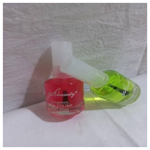 Vernis Durcisseur Ongles (Vert - Rose ) Lot De 2