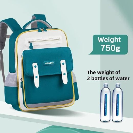 Gukbis Sac à dos scolaire ergonomique et grande capacité  (5 à 12 ans) -  Imperméable, confortable et réfléchissant pour la sécurité nocturne - image 3