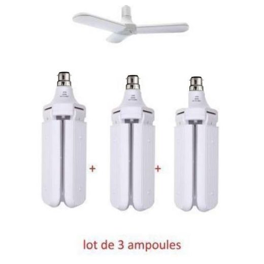Generic Lot De 3 Ampoules De LED