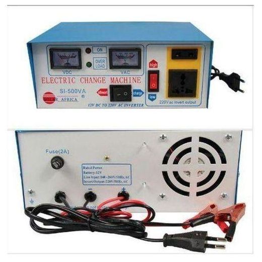 Generic Onduleur Convertisseur D'énergie Solaire Très Puissant Convertisseur De Courant DOUBLE , Tension 12V 220V 500W GH
