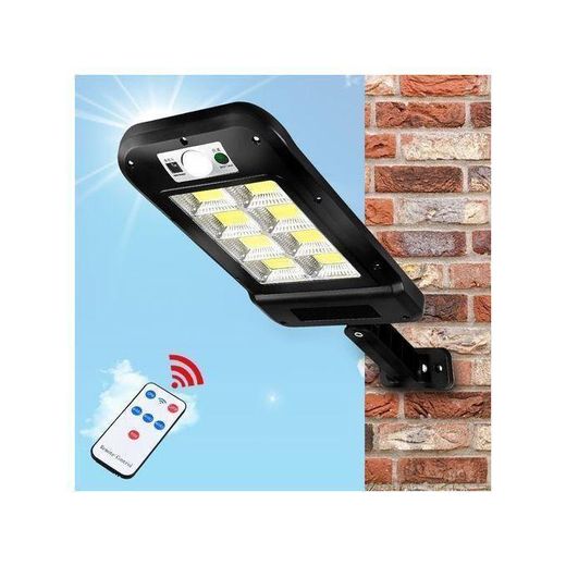 Generic Lampadaire Solaire Noir NJ