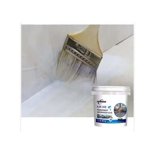 Generic Liquide Transparent Colle Étanche Acrylique Revêtement Imperméabilisant pour Fenêtre Mur Fuite Réparation Piscine Adhésif Étanche  300g - image 4