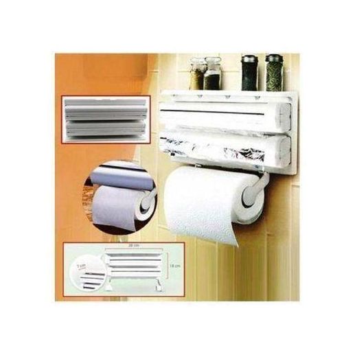 Generic Support Mural Pour Accessoires De Cuisine - Blanc - image 2