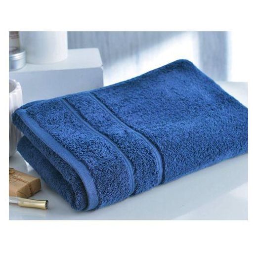 Serviettes De Bain Bleu Motif Multiple