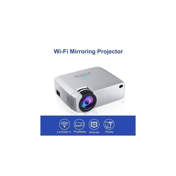 Mini Vidéoprojecteur Portable 400-600 Lumens Smart Home Cinéma LED Home &  Outdoor Vidéoprojecteur Bleu [391]