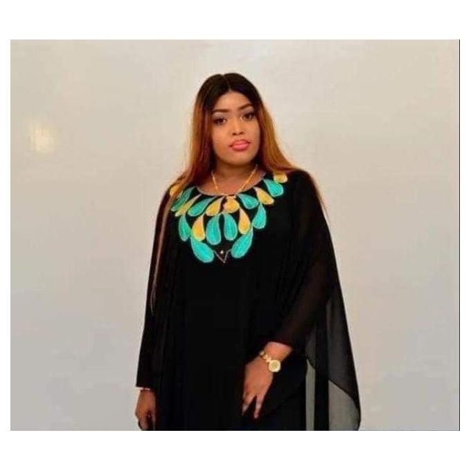 Fashion Style Boubou Noir Pour Femme Avec Broderie Prix pas cher Jumia CI