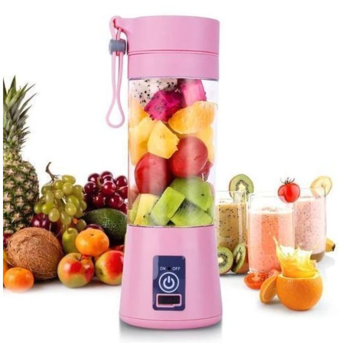 Sans Marque Mini Extracteur De Jus - Portable Blender - Rose à prix pas  cher