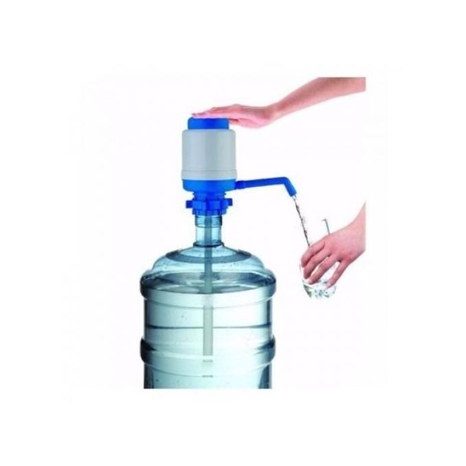 Pompe à Main Pour Tout Type De Bouteille Et Bonbonne Deau De 5l Et 18l Bleublanc