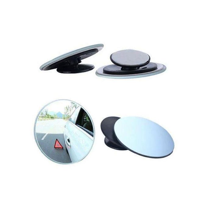 4 Rétroviseurs D'Angle Mort 360° Réglables - Adhésif 3M, Grand Angle, Pour Voiture, SUV, Camion, Moto