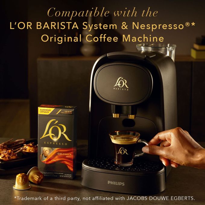 machine à café Nespresso Philips l'or barista double sortie noire