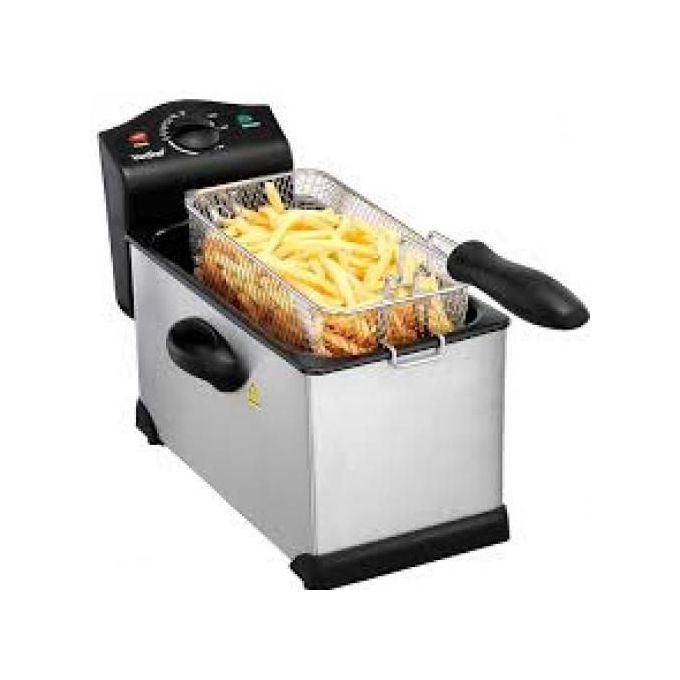 Friteuse classique Nasco DF5418CD-CB 4.5L Double Cuve Inox