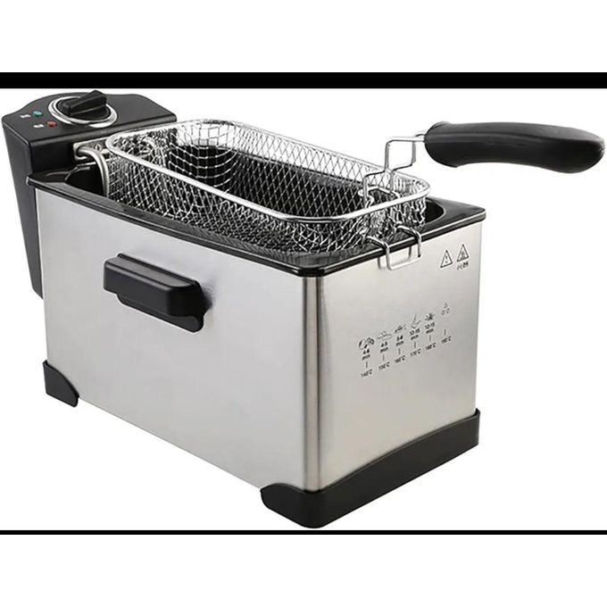 Friteuse classique Nasco DF5418CD-CB 4.5L Double Cuve Inox