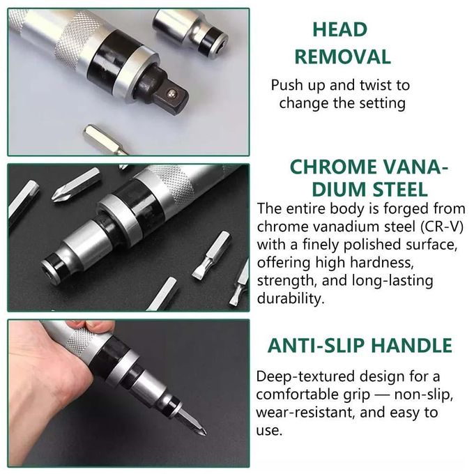Jeu de tournevis SAE ATD Tools 6255, 13 pièces | JB Tools