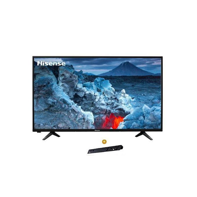 Hisense TV LED- 43 Pouces- FULL HD+ Décodeur Integré + Support Mural Offert  - Prix pas cher