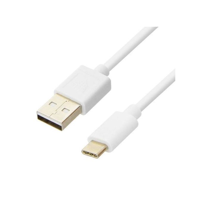 Generic Chargeur Magnétique Sans Fil avec Câble Original USB-C 15W - Blanc  - Prix pas cher