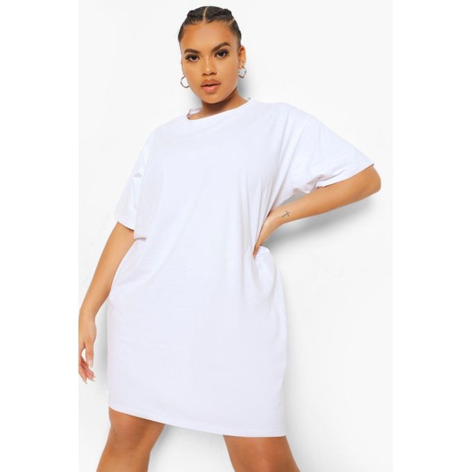 Robe blanche t shirt online