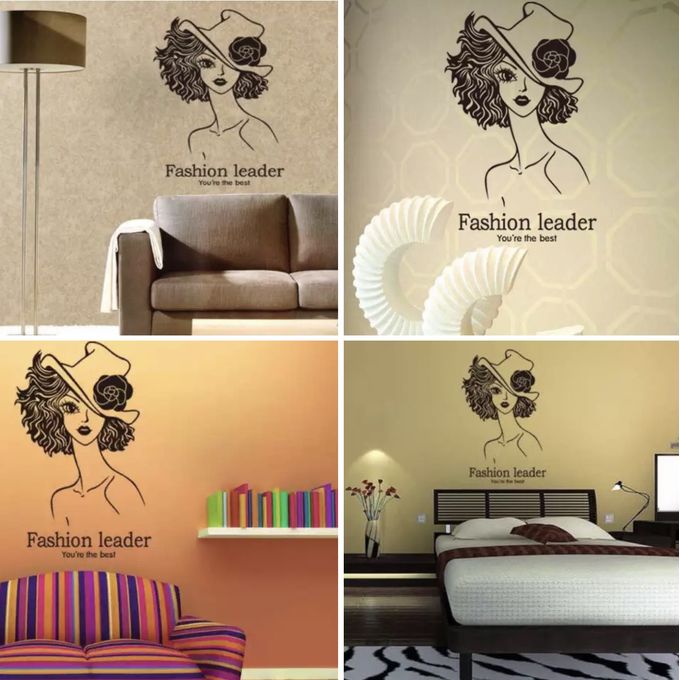 Generic Stickers Fashion Chambre Fillette Autocollant Mural - Prix pas cher