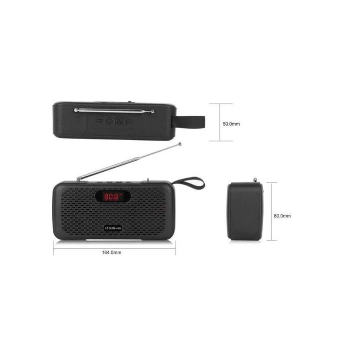 Sans Marque Haut Parleur Bluetooth - MP3 - Radio FM 50W à prix pas cher