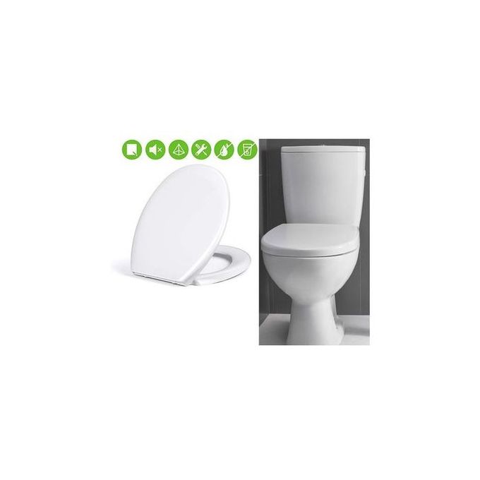 Abattant WC COMMERCIAL CF WC-Sit sans couvercle blanc TOTO - Outillage  INDUSTRIE SAS