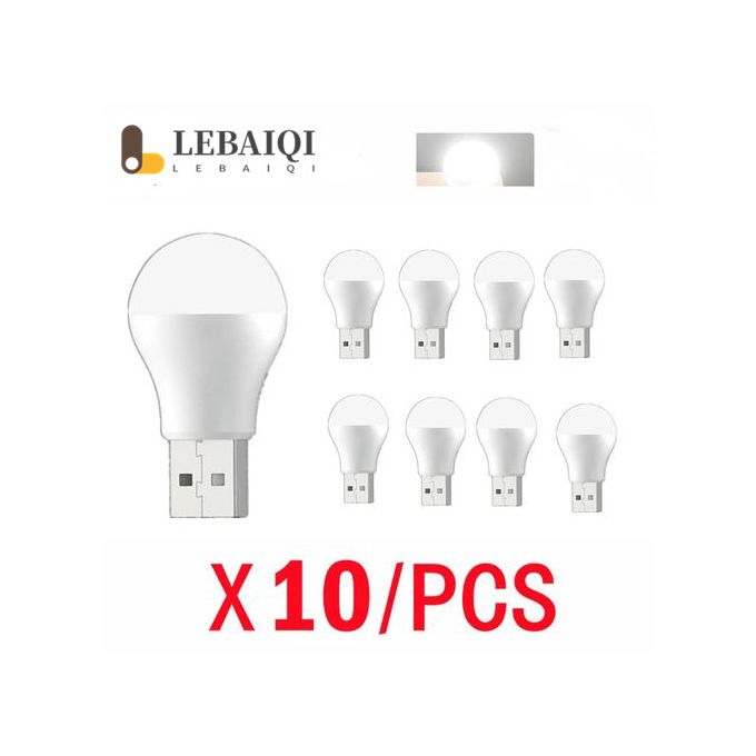 Petite Veilleuse LED Ronde USB, 2 Pièces, Portable, Petite Veilleuse,  Décoration De Chambre À Coucher, Lampe De Livre, Protection Des Yeux,  Ampoules LED - Temu Belgium