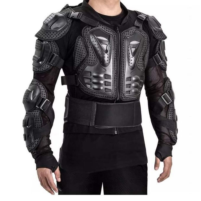 Fashion Veste De Protection Moto - Noir - Prix pas cher