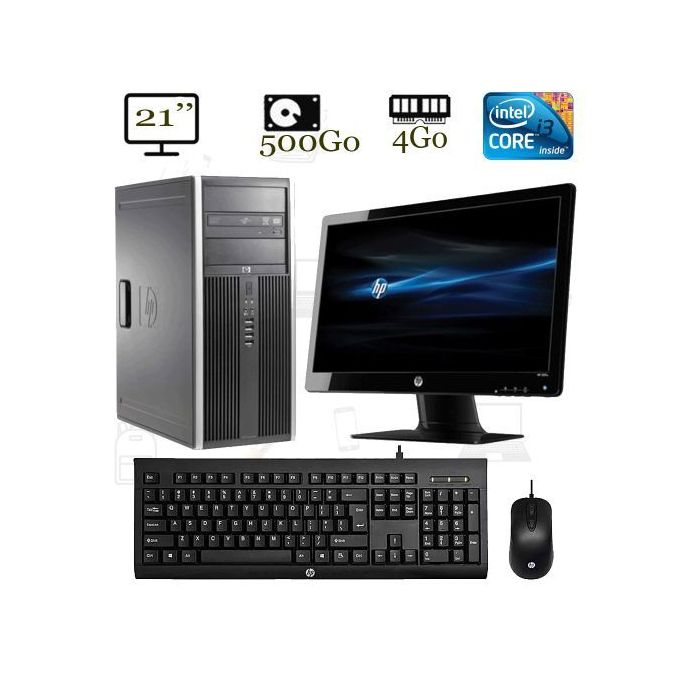 Hp Ordinateur Bureau Pro 6300/3500 MT - 22 - Core I3 - 500GB