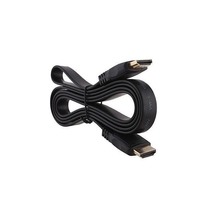 Generic Cable HDMI HDTV - Audio/Video - 3metres Plat - Prix pas