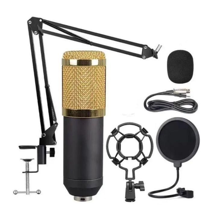 Bras Micro Support de Microphone, Pied de Micro Bras de Suspension à  Ciseaux Réglable, Pince à Micro (Noir) : : Instruments de musique  et Sono