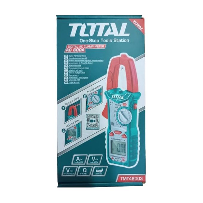 Pince Multimètre numérique - Prix en fcfa - TOTAL TMT46003 - 600V - 1000A