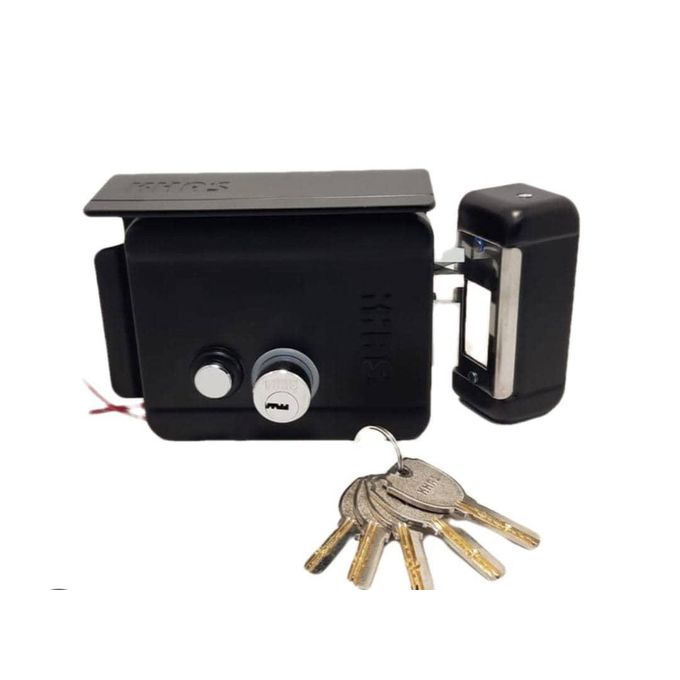 Generic Serrure Electrique 12V DC Ouverture Automatique à distance ou manuel de porte et portail
