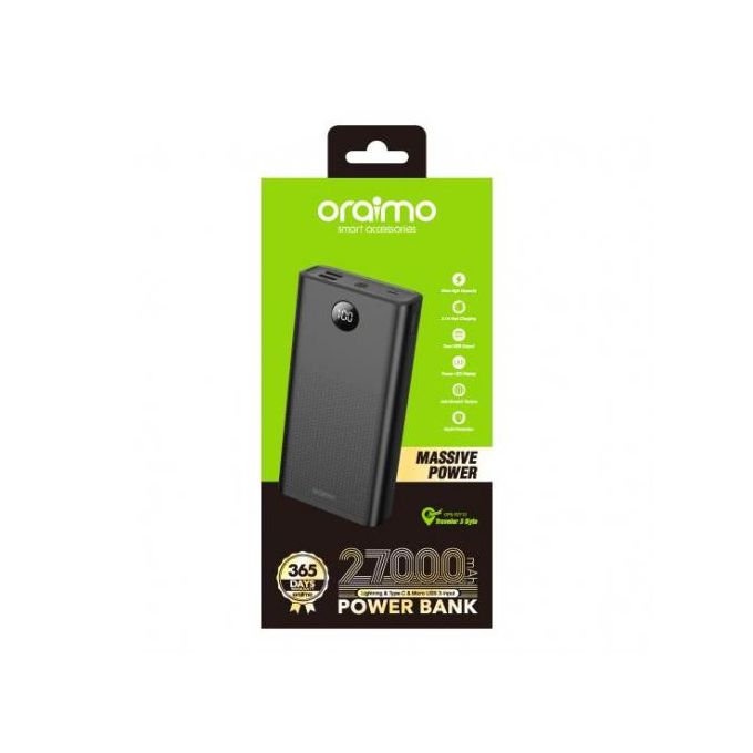 Oraimo As Oraimo PowerBank 27 000 Mah - Noir