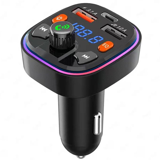 Émetteur FM Bluetooth avec ports de charge USB et USB-C et contrôle de  volume pour véhicule - Micro SD/Assistants vocaux