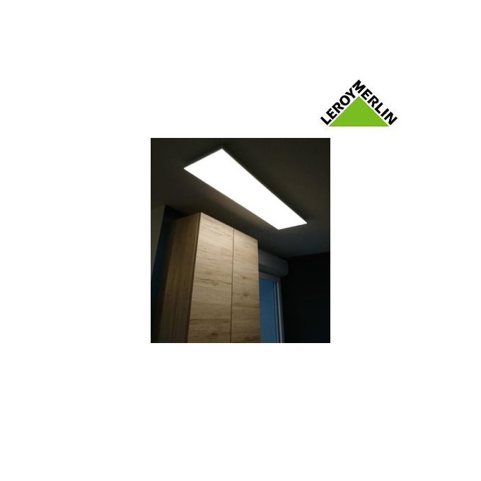 Leroy Merlin Panneau Dalle Led Ampoule Led 15w Fournie 120x30