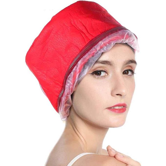 Fashion Bonnet Casque Auto-Chauffant Soin Profond/ Capot Soin Masque  Capillaire/Sèche Cheveux Electrique - Rose - Prix pas cher