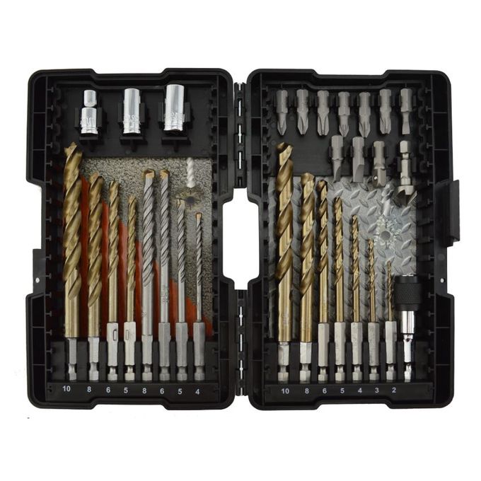 Leroy Merlin Coffret De 30 Forets Et Accessoires Bois Metal