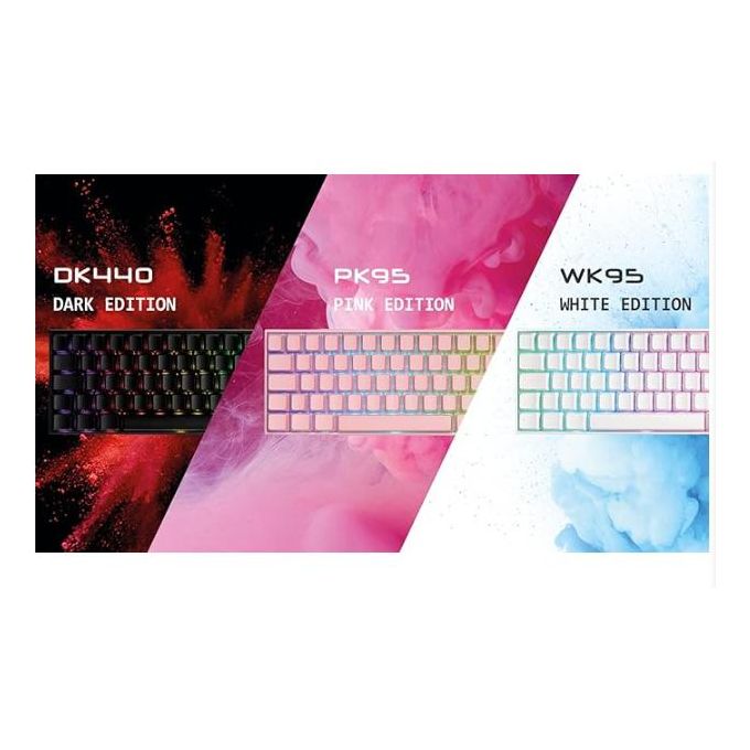 ASHATA - Clavier Gaming Une Main Sans Fil 2,4G - 35 Touches RGB - Repose-poignet