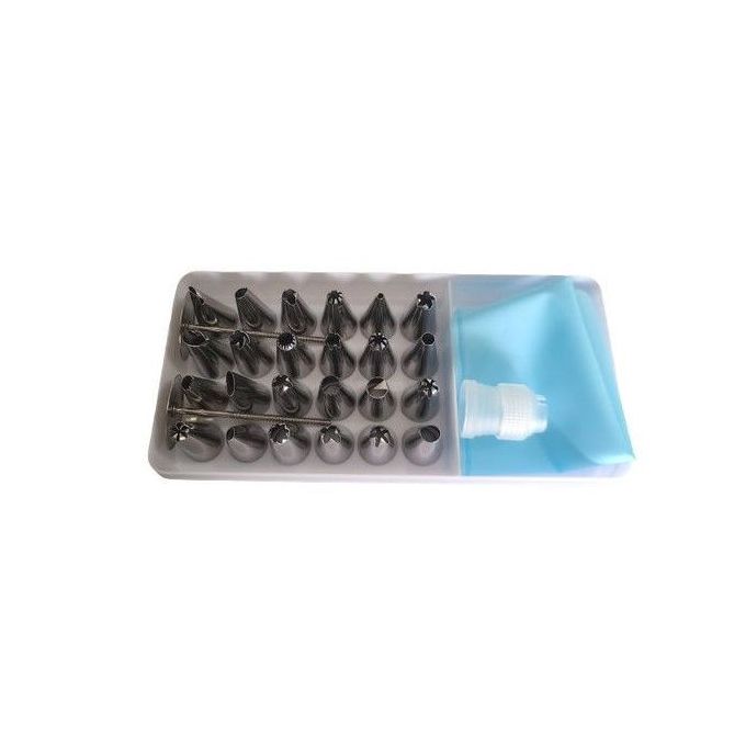 24pcs Russe buses douilles pâtisserie gâteau poche embout