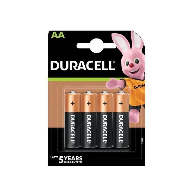 Duracell Piles Duracell Plus Power AA 4S - Prix pas cher