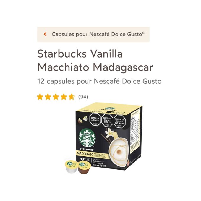 Madagascar Vanilla Macchiato by Nescafé® Dolce Gusto®