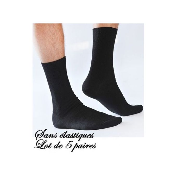 Chaussettes sans élastique avec 90% de coton