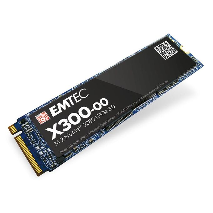 SSD EMTEC 128GB M.2 PCIe NVMe X300 – Formato 2280, Unità A Stato Solido - 2